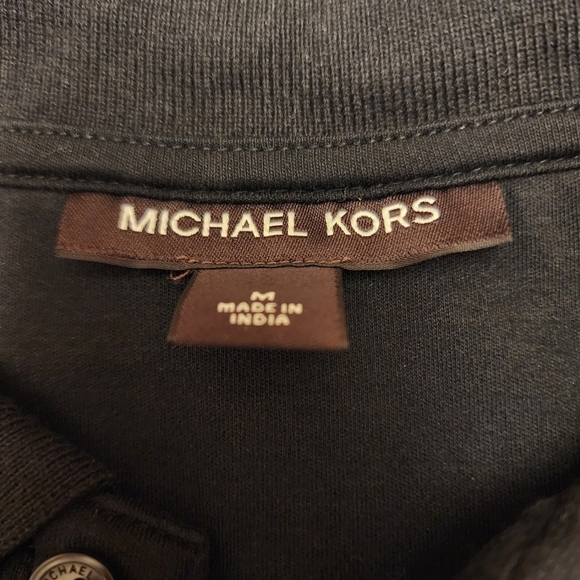Michael Kors Greenwich Black Men's Polo Shirt M - Picture 9 of 9